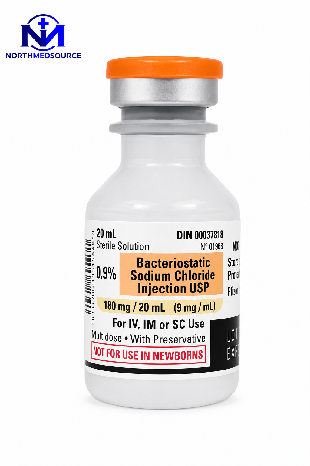 Chlorure de Sodium Bacteriostatique 0,9% 30ml NorthMedSource