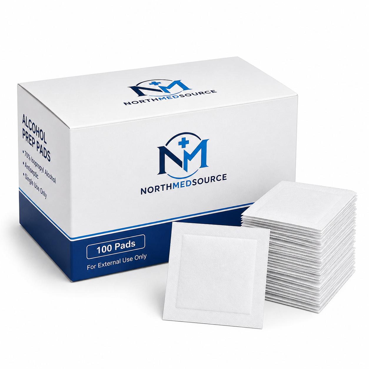 Tampons Alcool Isopropylique 70% - Boite 100 NorthMedSource