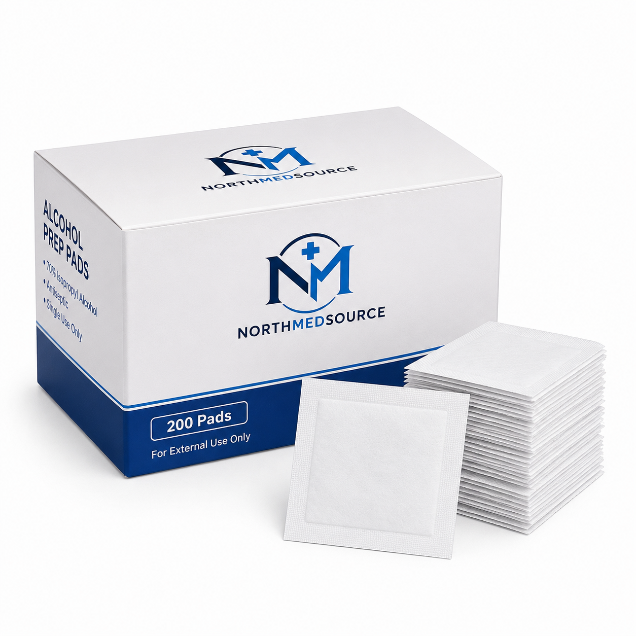 Tampons Alcool Isopropylique 70% - Boite 200 NorthMedSource