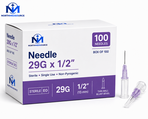 Aiguilles 29G x 1/2 pouce - Boite 100 NorthMedSource