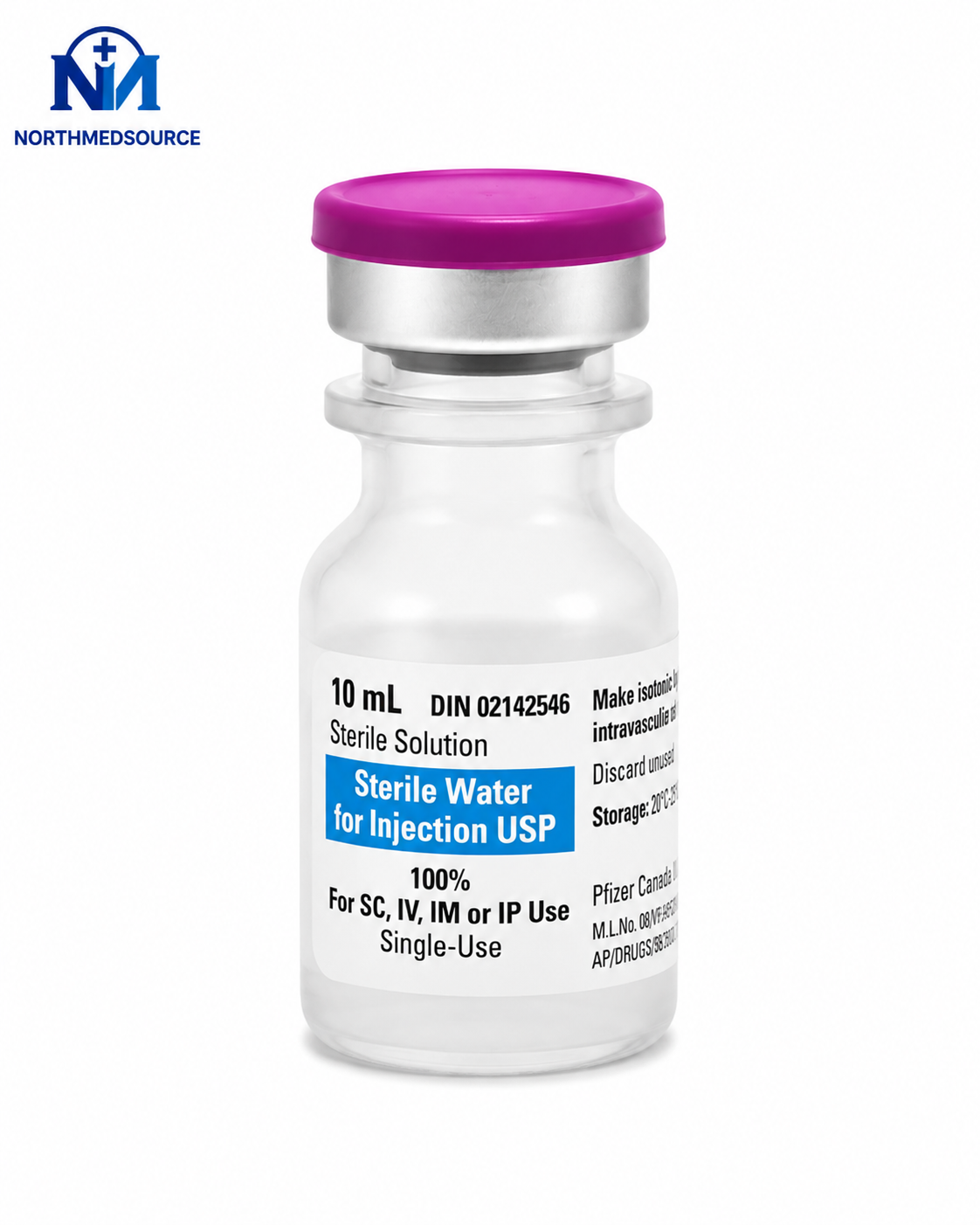 Eau Sterile pour Injection USP 10ml